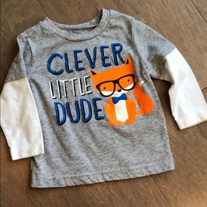 Clever little dude long sleeve tee
